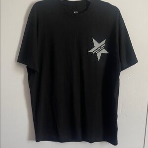 Armani Exchange Black Star Logo Men's Tee